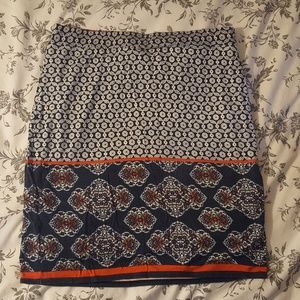 Colorful bodycon skirt